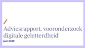 adviesrapport vooronderzoek